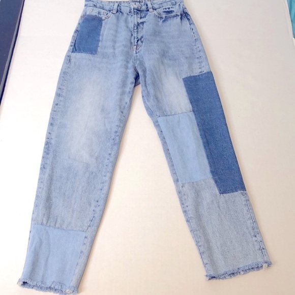 BDG Urban Outfitters Patched Work Jeans Size 25 - Picture 8 of 12